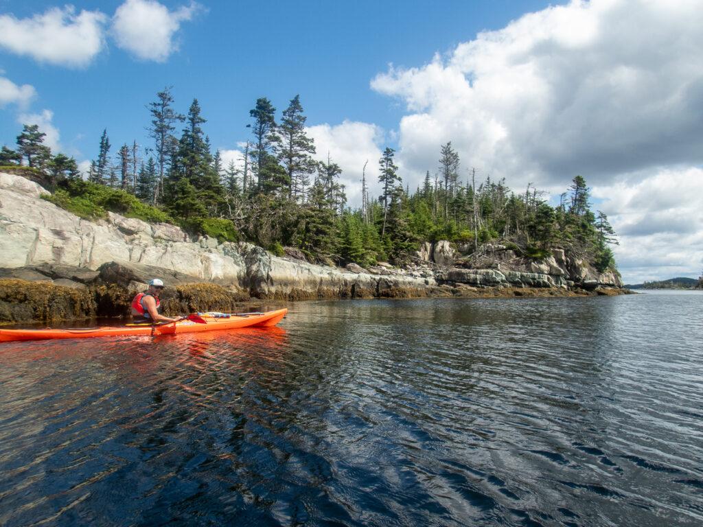 Kayaking with Coastal Adventures, Nova Scotia, Canada Wide Angle